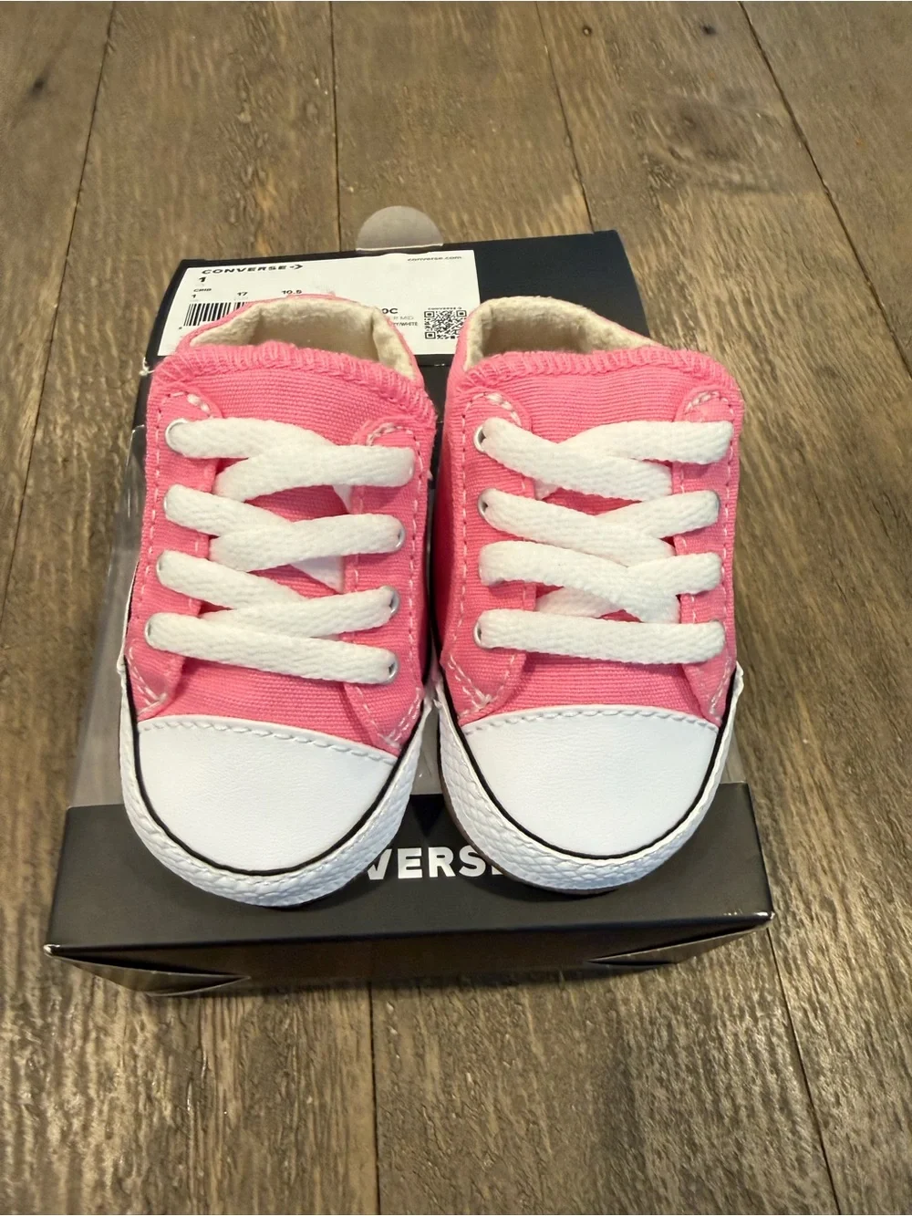 Converse infant Pink Low Top Canvas Sneakers